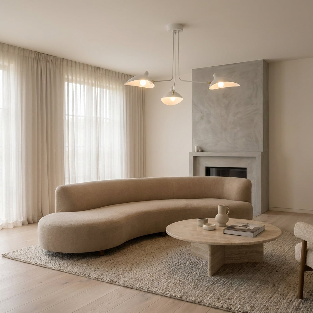 Three-Arm Mouille Ceiling Lamp - Small