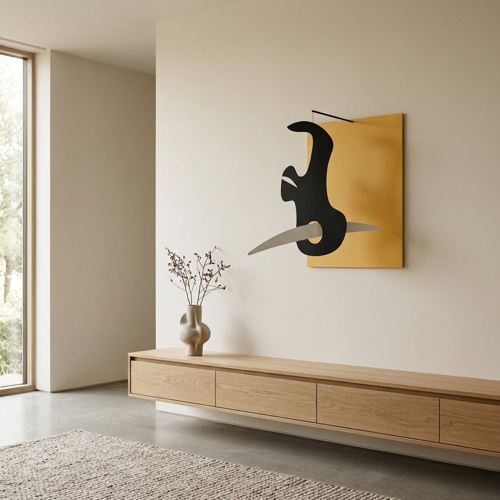 Jaune Wall Sculpture Mobile