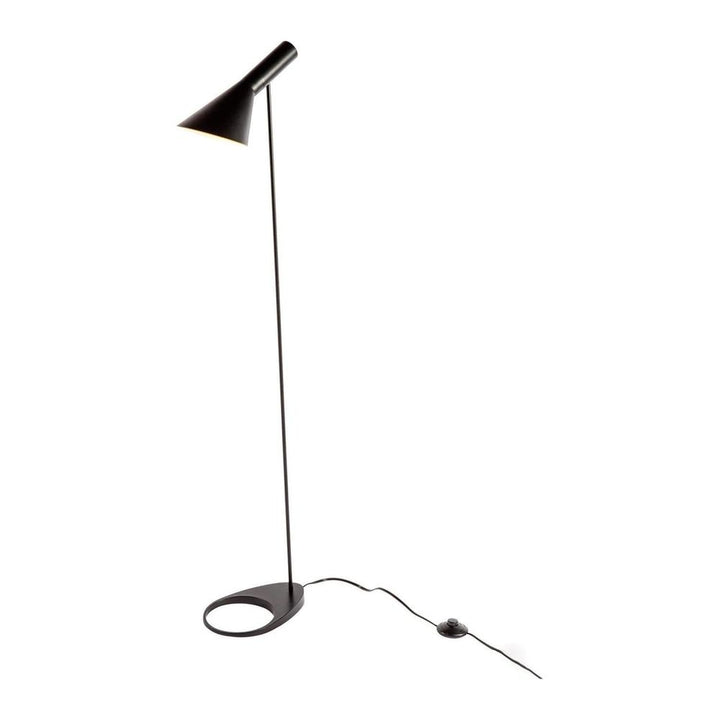 Mid Century AJ Floor Lamp-France & Son-LBF002BLACK-Floor LampsBlack-1-France and Son