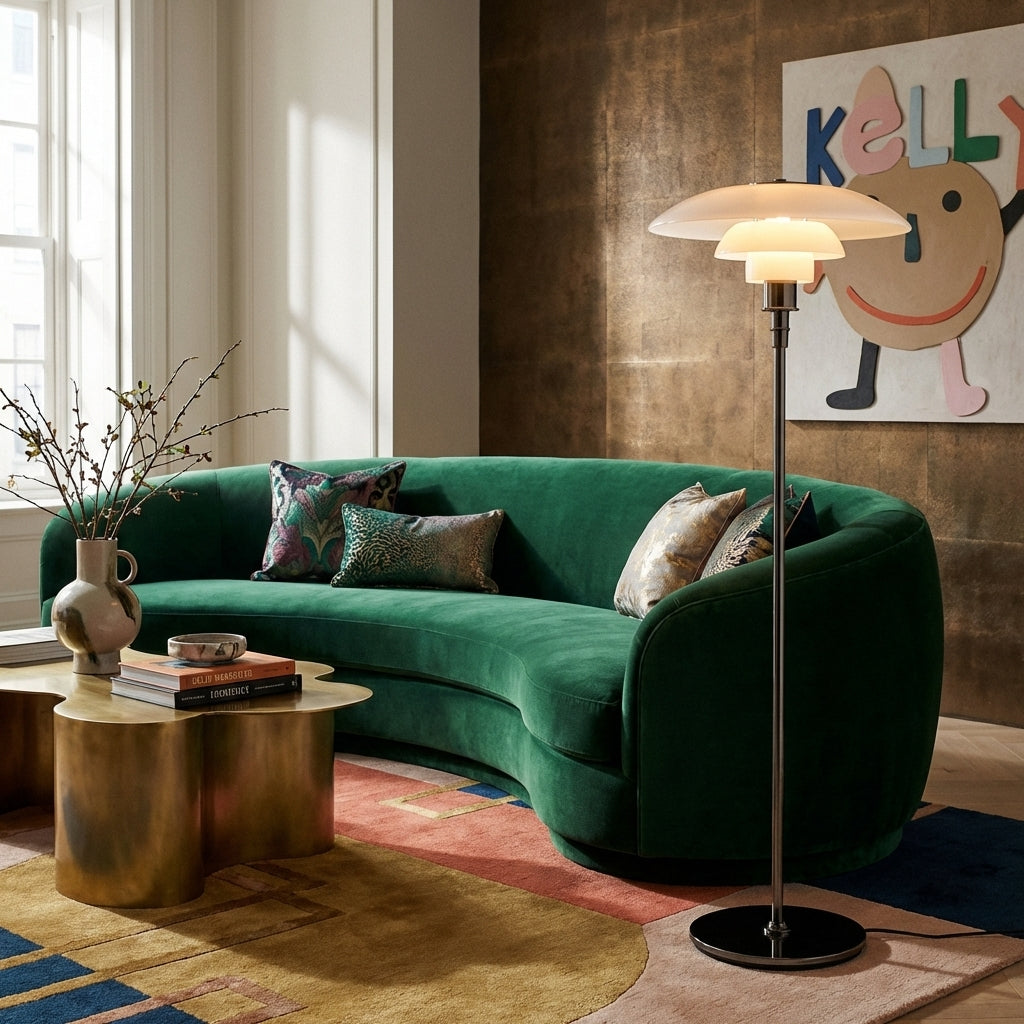 Henningsen Large Floor Lamp - Black