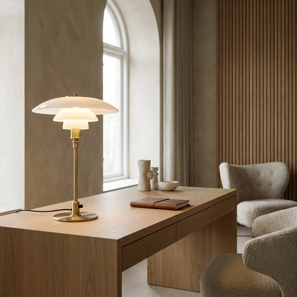 Henningsen Large Table Lamp - Brass