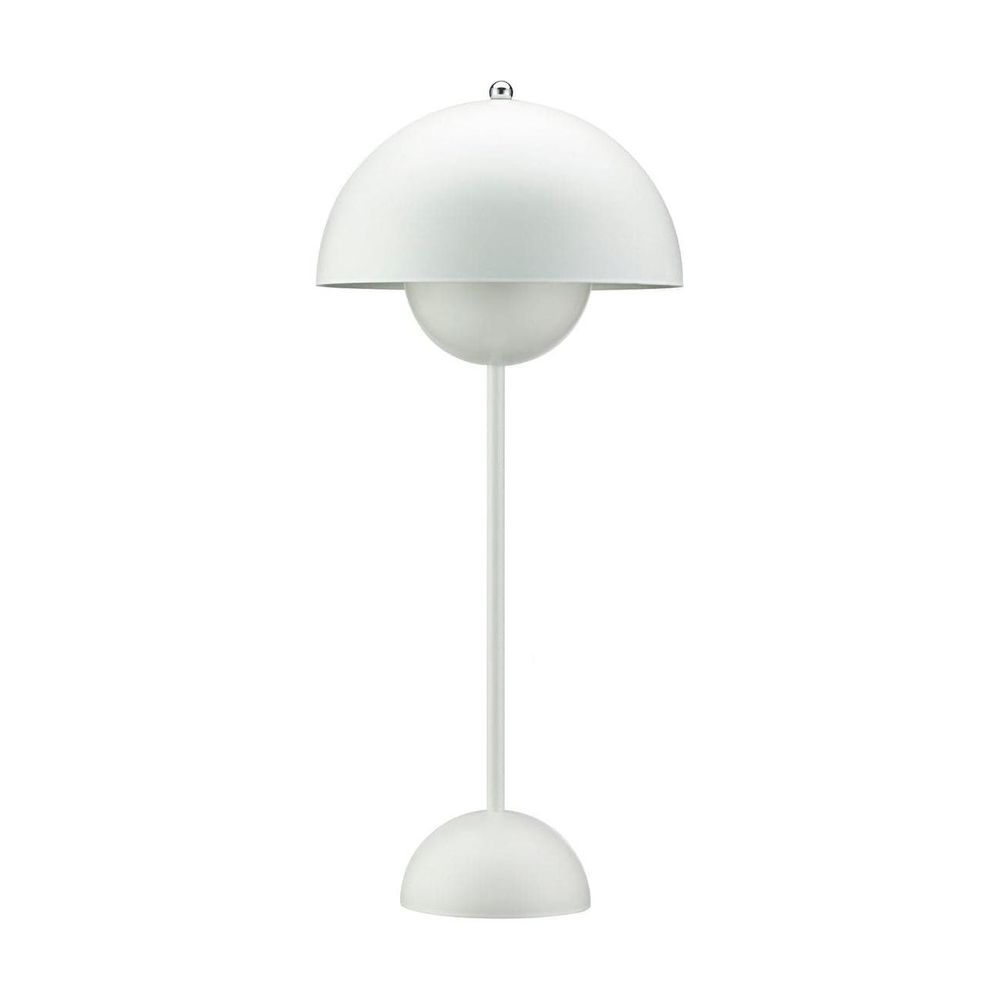Mid Century Flowerpot Table Lamp VP3 - White-France & Son-LBT033WHT-Table Lamps-1-France and Son