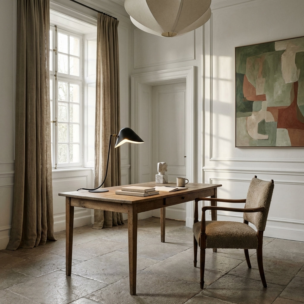 Antony Mouille Table Lamp - Black