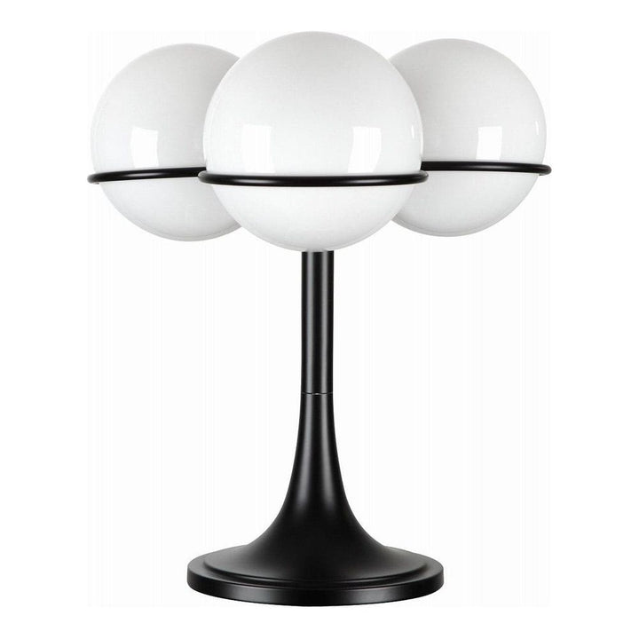 Sarfatti Table Lamp with Three Globes-France & Son-LBT1163BLK-Table LampsBlack-3-France and Son