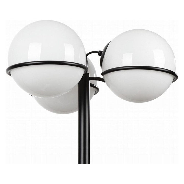 Sarfatti Table Lamp with Three Globes-France & Son-LBT1163WHT-Table LampsWhite-5-France and Son