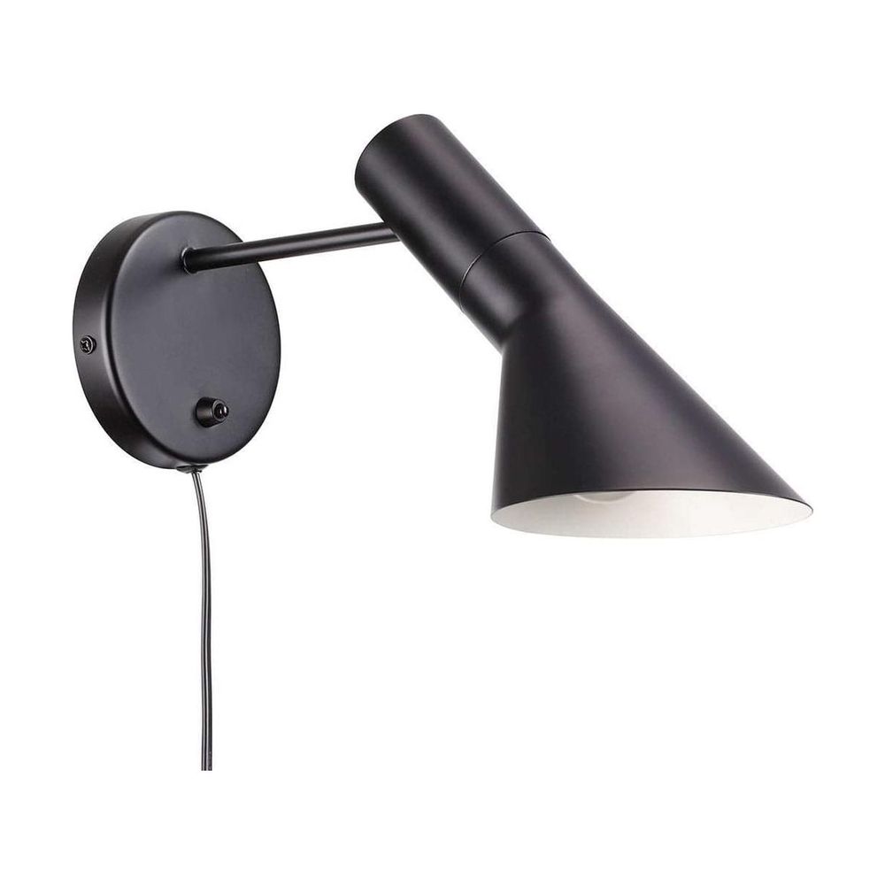 AJ Wall Sconce - Black-France & Son-LBW002BLACK-Wall Lighting-3-France and Son