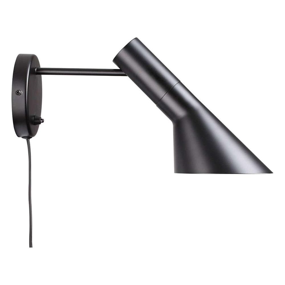 AJ Wall Sconce - Black-France & Son-LBW002BLACK-Wall Lighting-1-France and Son
