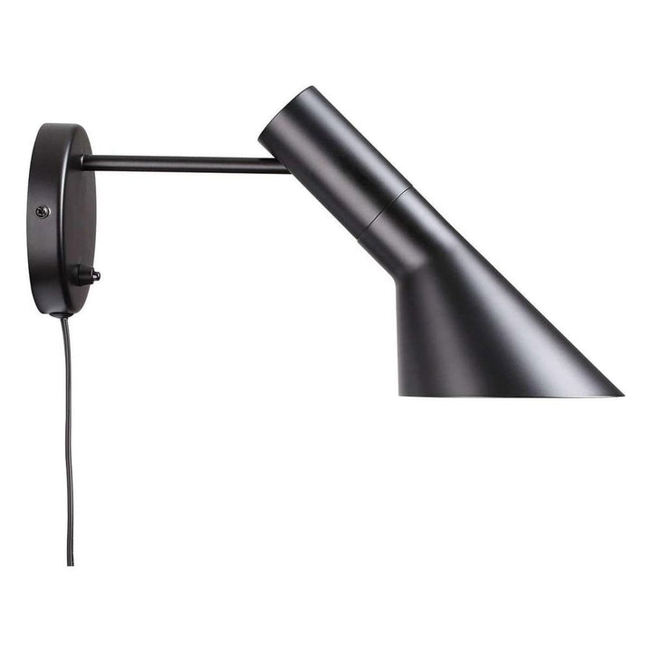 AJ Wall Sconce - Black-France & Son-LBW002BLACK-Wall Lighting-1-France and Son