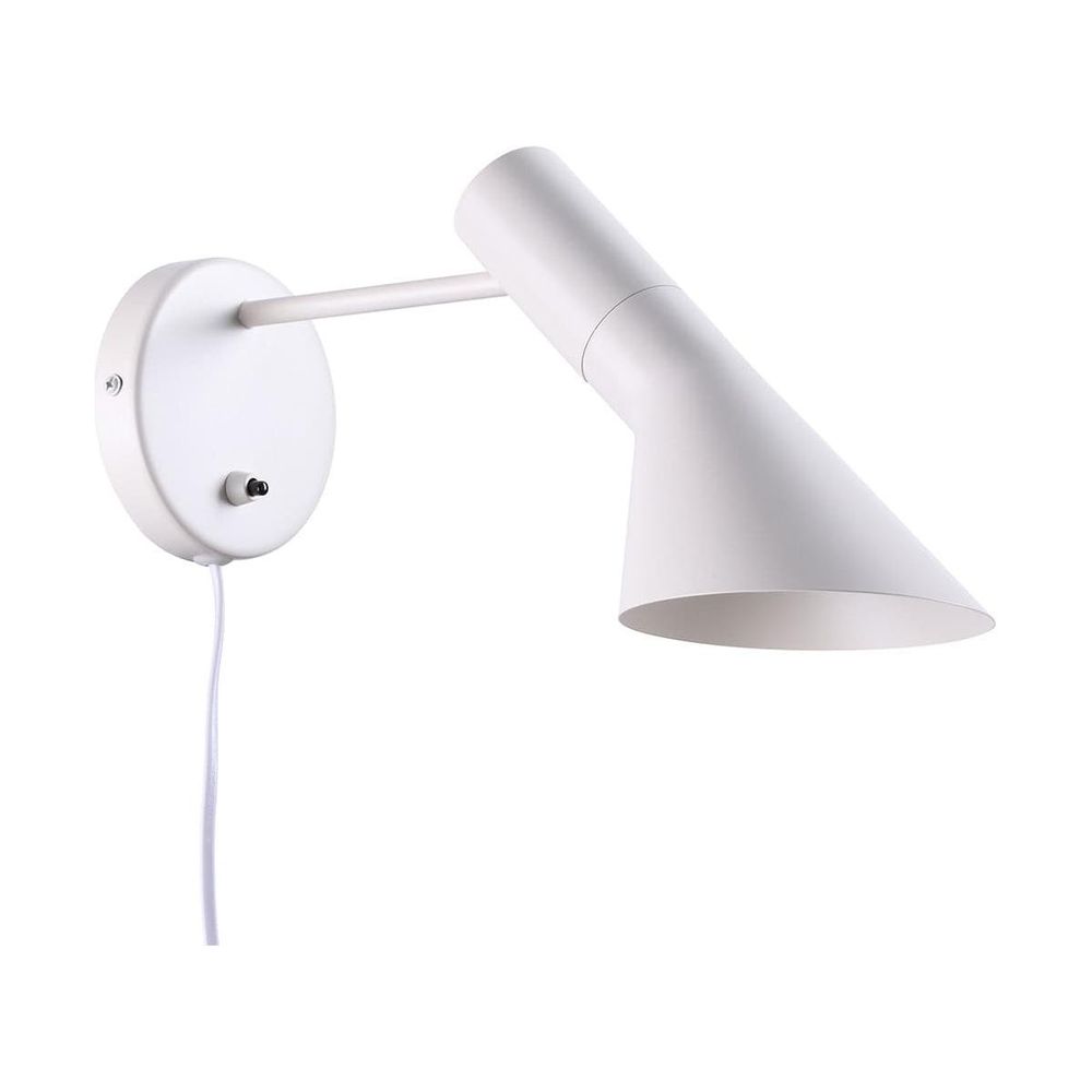 AJ Wall Sconce - Black-France & Son-LBW002WHITE-Wall LightingWhite-4-France and Son