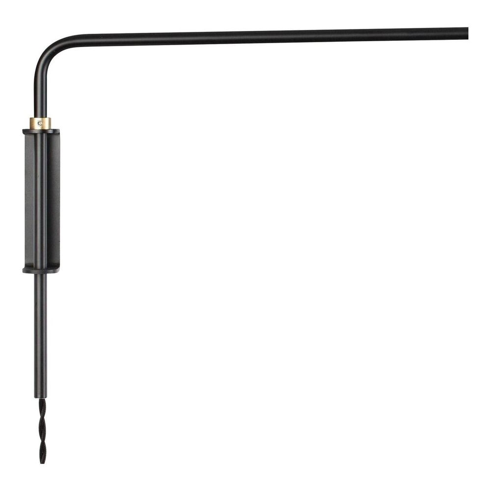 Mid Century Serge Rotating Wall Sconce-France & Son-LBW018BLK-Wall Lighting-5-France and Son