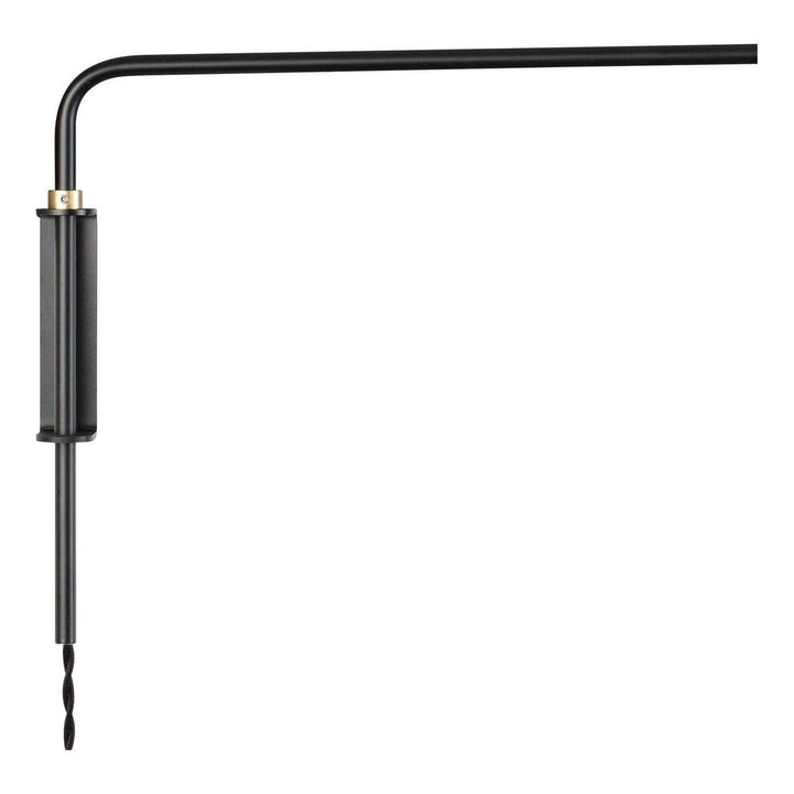 Mid Century Serge Rotating Wall Sconce-France & Son-LBW018BLK-Wall Lighting-5-France and Son