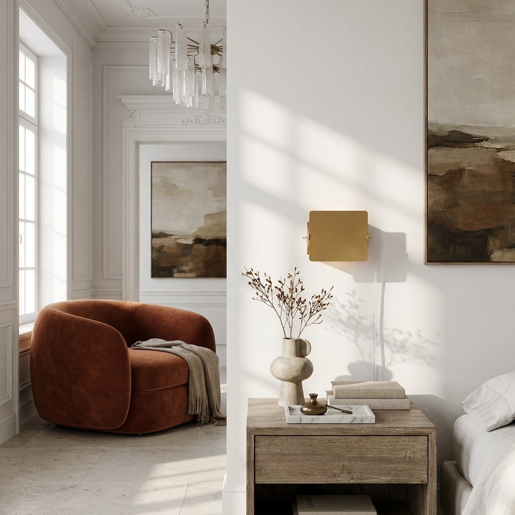 Perriand Elin Wall Sconce - Brushed Brass