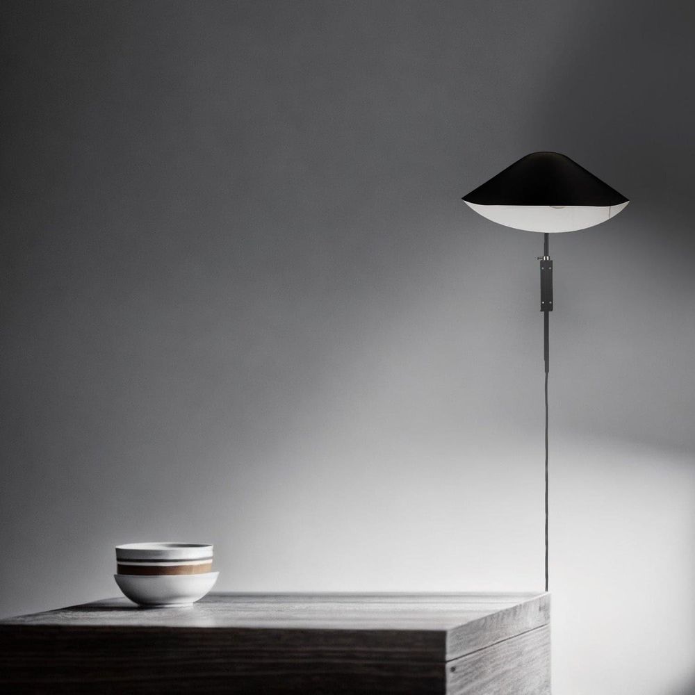 Serge Antony Rotating Wall Sconce-France & Son-LBW059BLK-Wall LightingBlack-2-France and Son