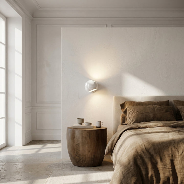 Modern Bob Wall Sconce - White
