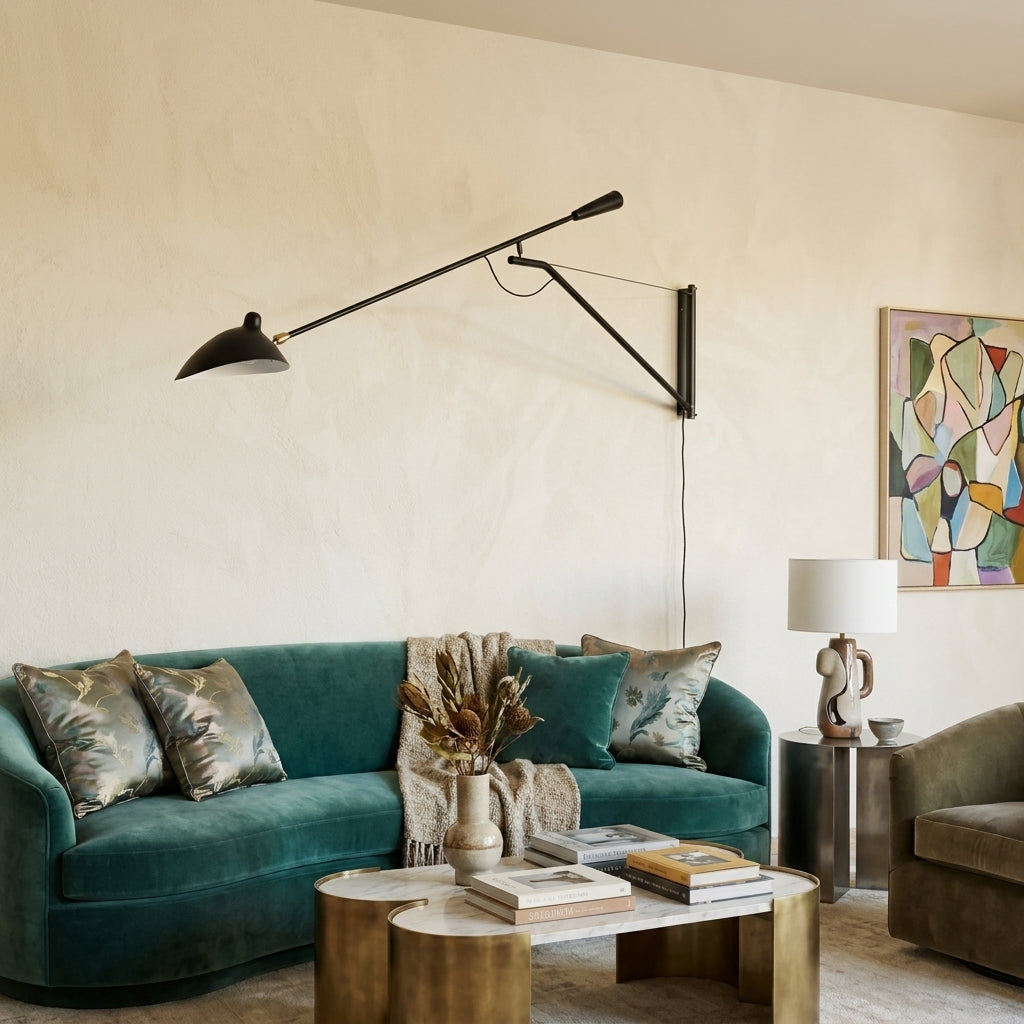 Mouille Cantilever Swing Arm Wall Lamp