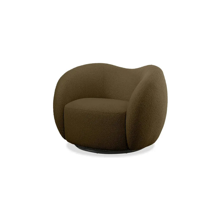 Lounge Chairs Dune Swivel Lounge Chair Army Teddy Fabric