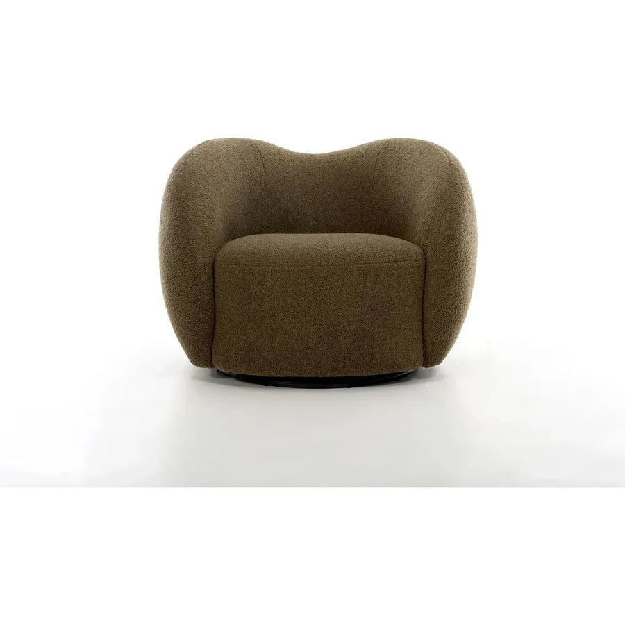 Lounge Chairs Dune Swivel Lounge Chair Army Teddy Fabric