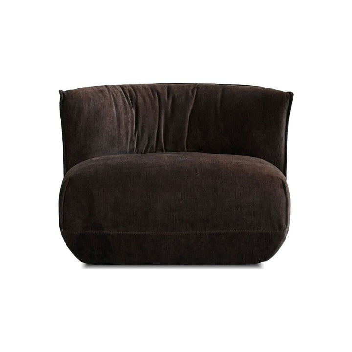 Lounge Chairs Kitsui Lounge Chair Coffee Bean Fabric