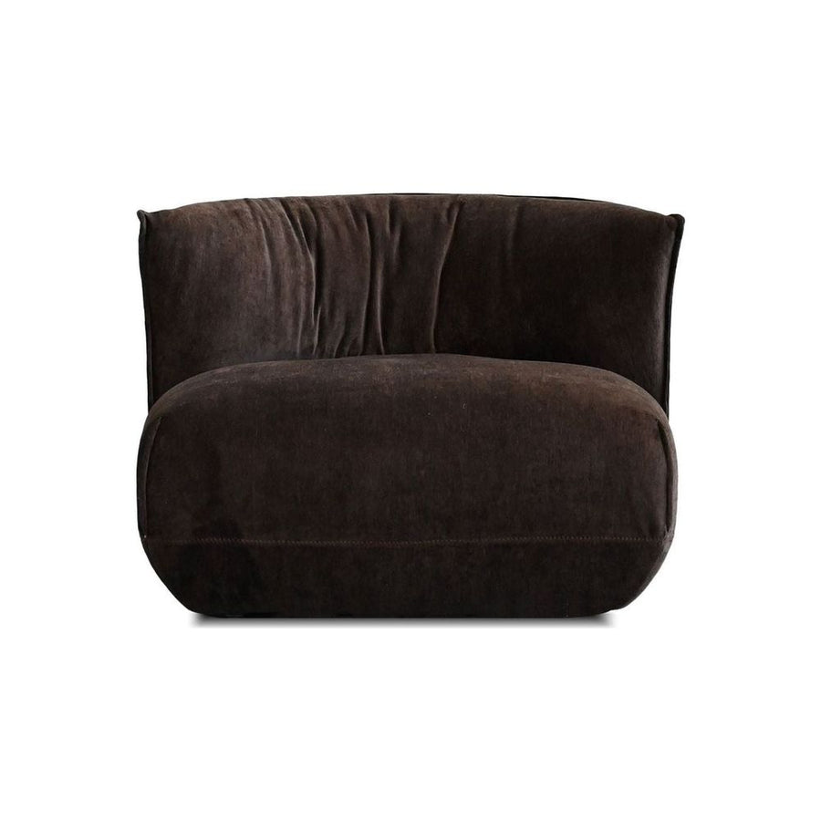 Lounge Chairs Kitsui Lounge Chair Coffee Bean Fabric