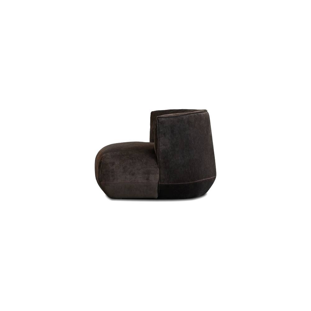 Lounge Chairs Kitsui Lounge Chair Coffee Bean Fabric