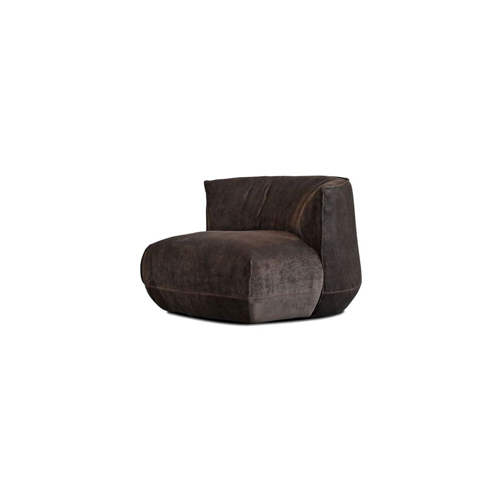 Lounge Chairs Kitsui Lounge Chair Coffee Bean Fabric