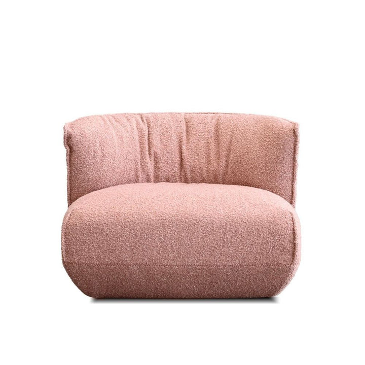 Lounge Chairs Kitsui Lounge Chair Coral Rib Weave Fabric