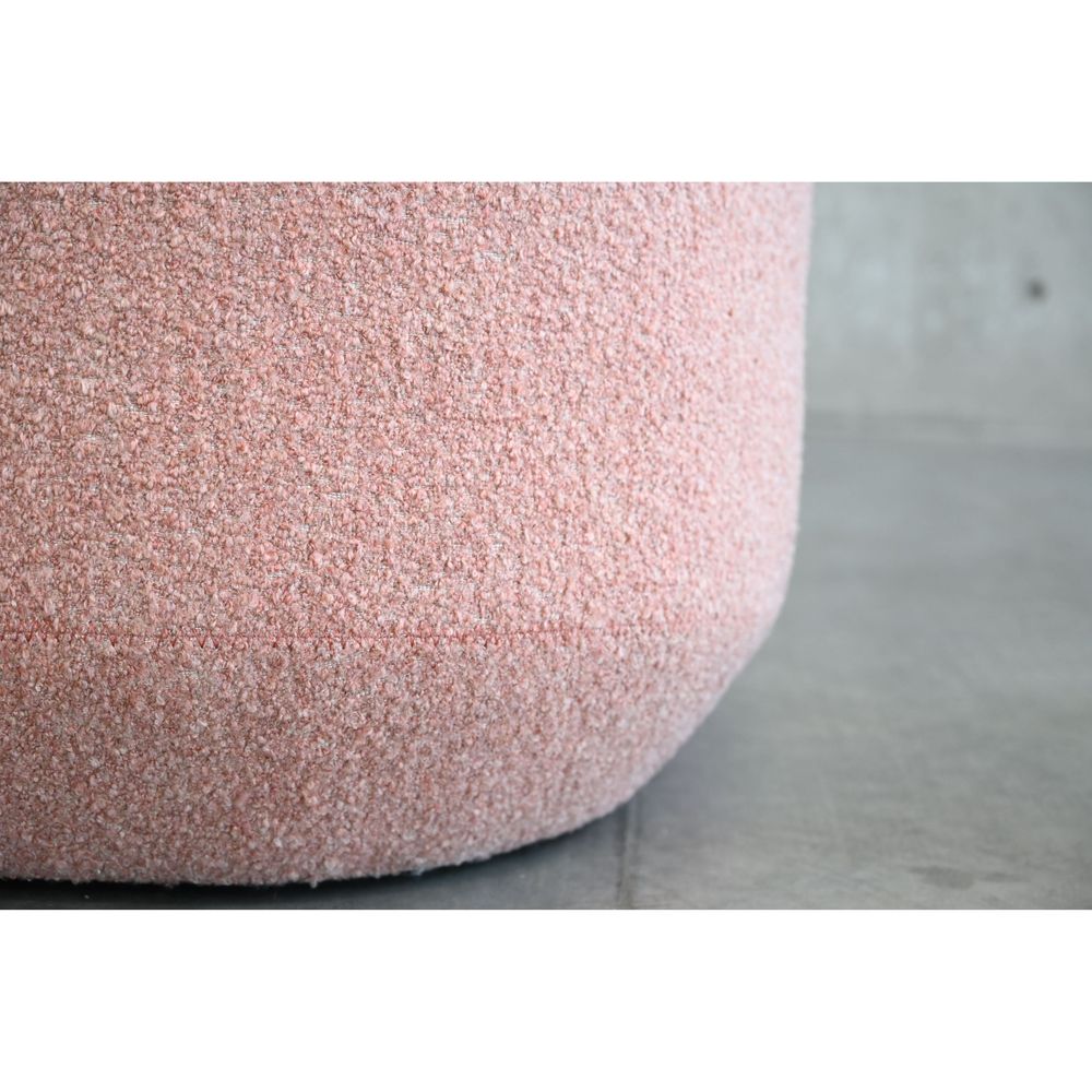 Kitsui Lounge Chair Coral Rib Weave Fabric