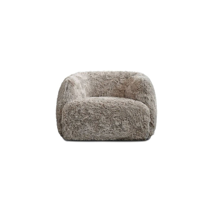 Lounge Chairs Saba Swivel Lounge Chair Sable Bunny Fabric