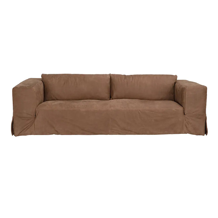 Plato Sofa, Orris Brown Leather