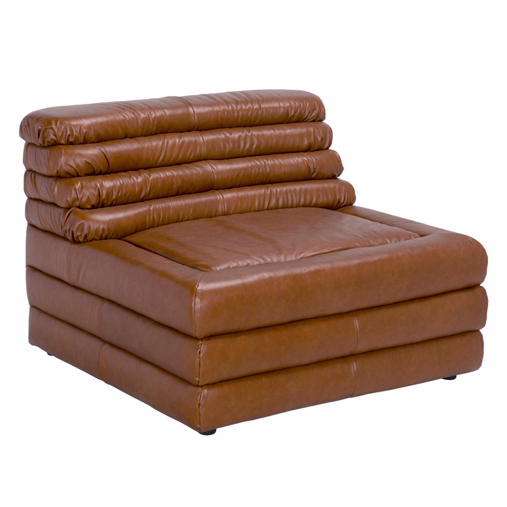 Sectionals: Parts Bandera Sofa, 1A, Roche Tan Leather