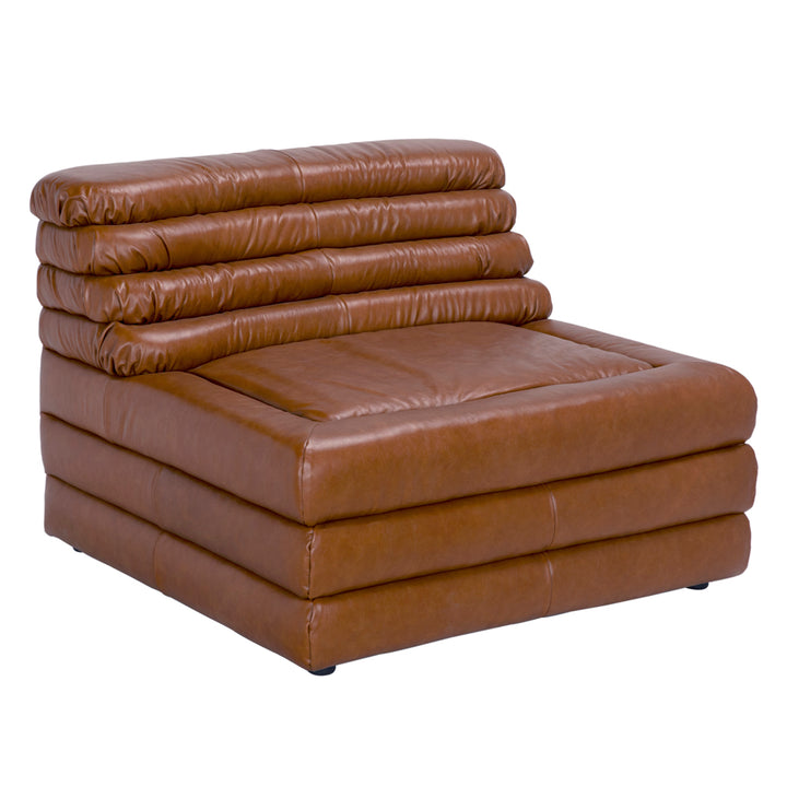 Sectionals: Parts Bandera Sofa, 1A, Roche Tan Leather
