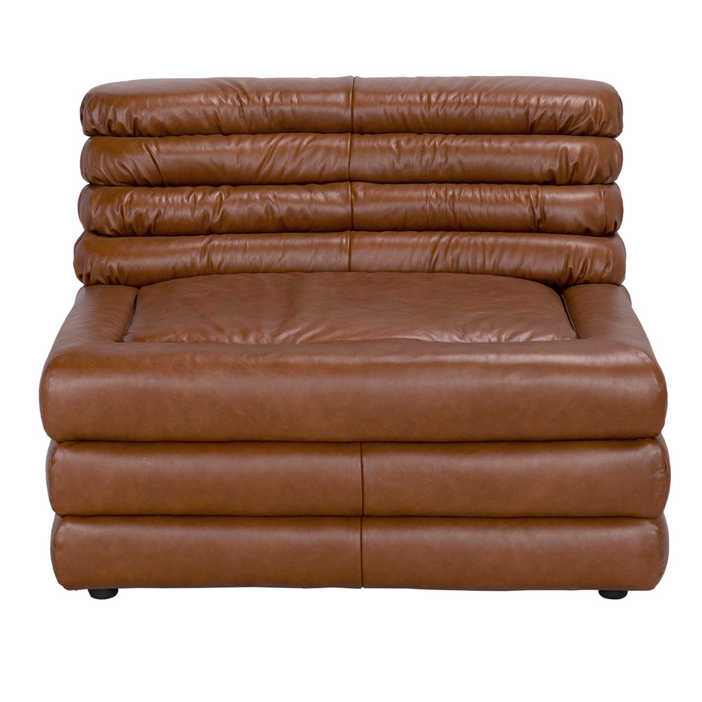 Sectionals: Parts Bandera Sofa, 1A, Roche Tan Leather