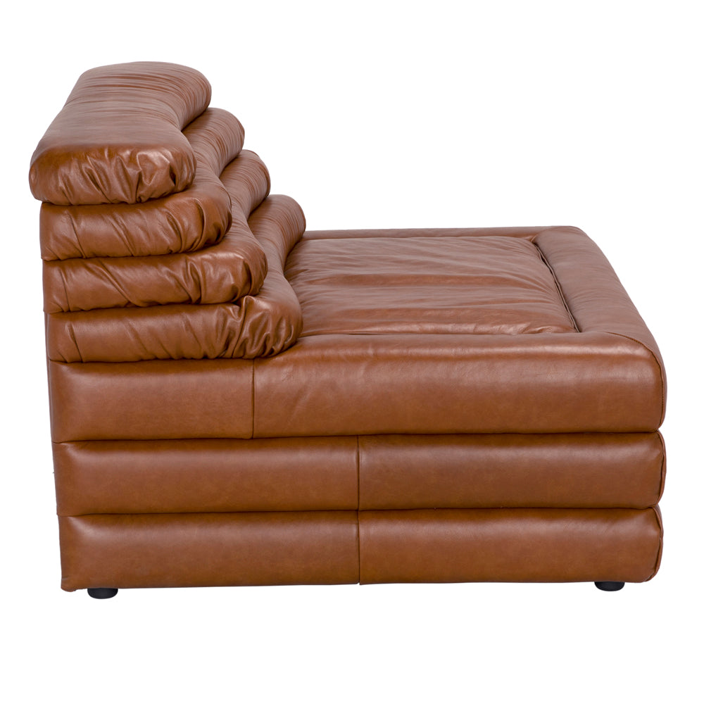 Sectionals: Parts Bandera Sofa, 1A, Roche Tan Leather