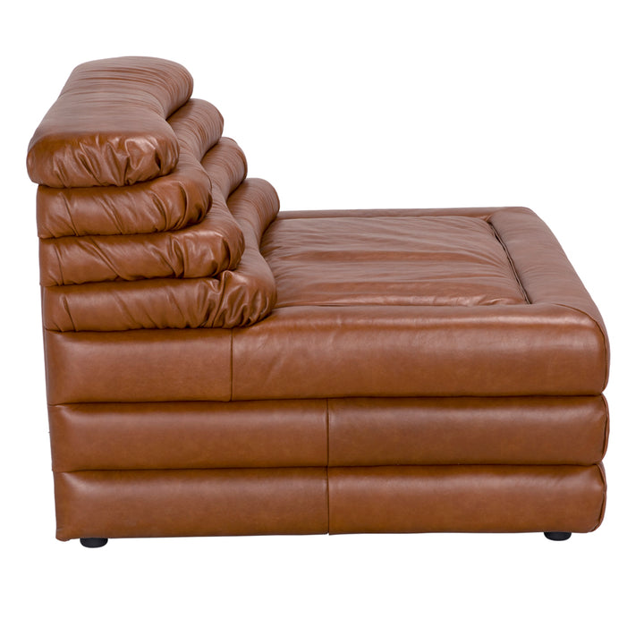 Sectionals: Parts Bandera Sofa, 1A, Roche Tan Leather