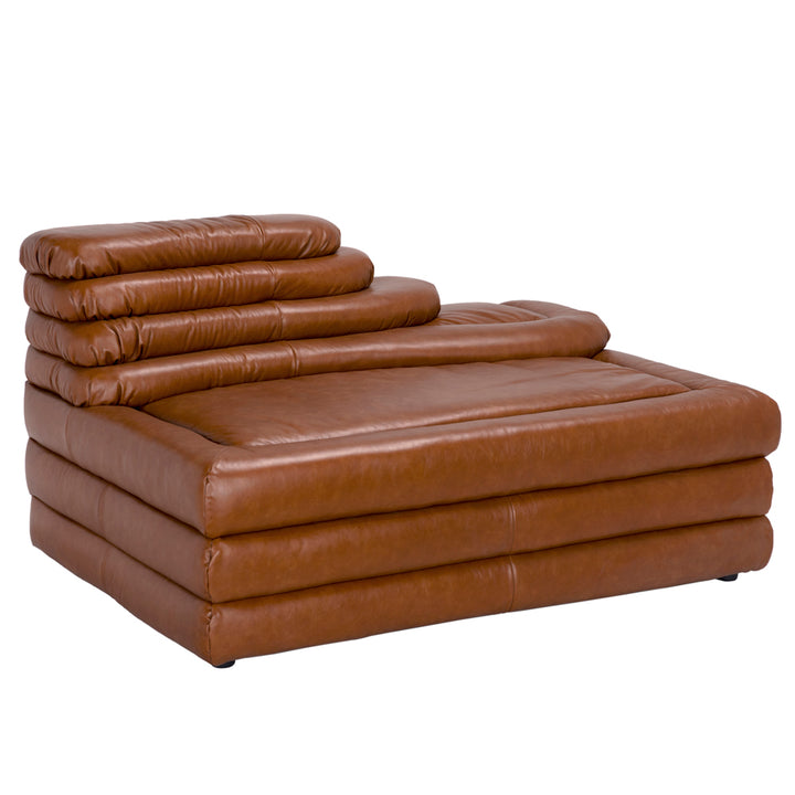 Sectionals: Parts Bandera Sofa, Cr, Roche Tan Leather
