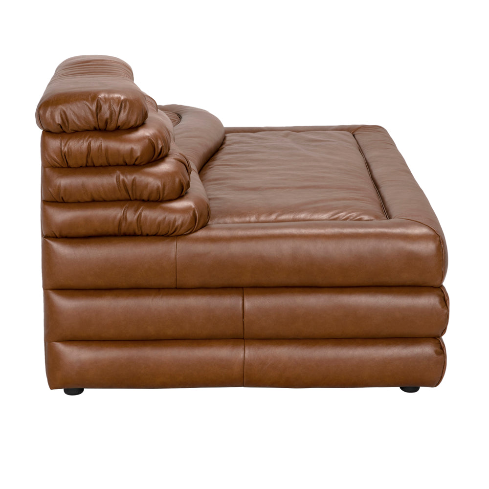 Sectionals: Parts Bandera Sofa, Cr, Roche Tan Leather