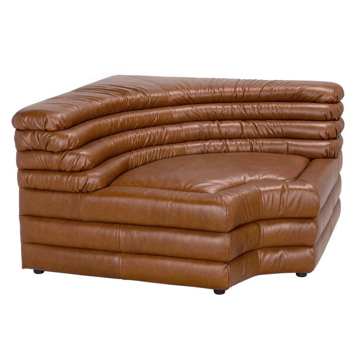 Sectionals: Parts Bandera Sofa, Sc, Roche Tan Leather