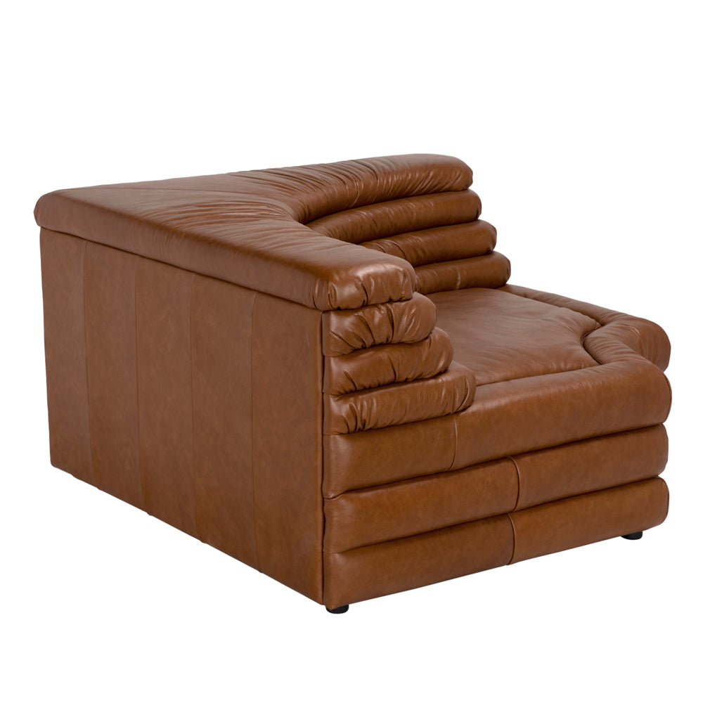 Sectionals: Parts Bandera Sofa, Sc, Roche Tan Leather