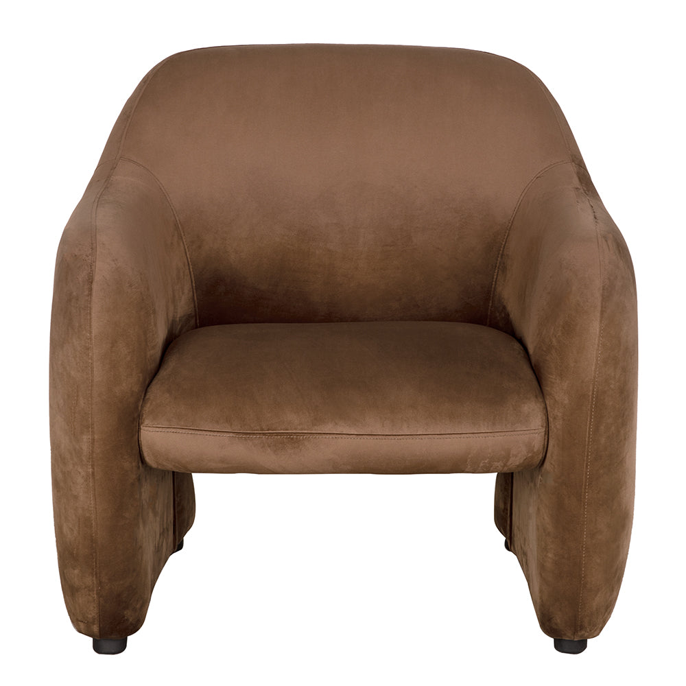 Marx Chair, Brown Velvet