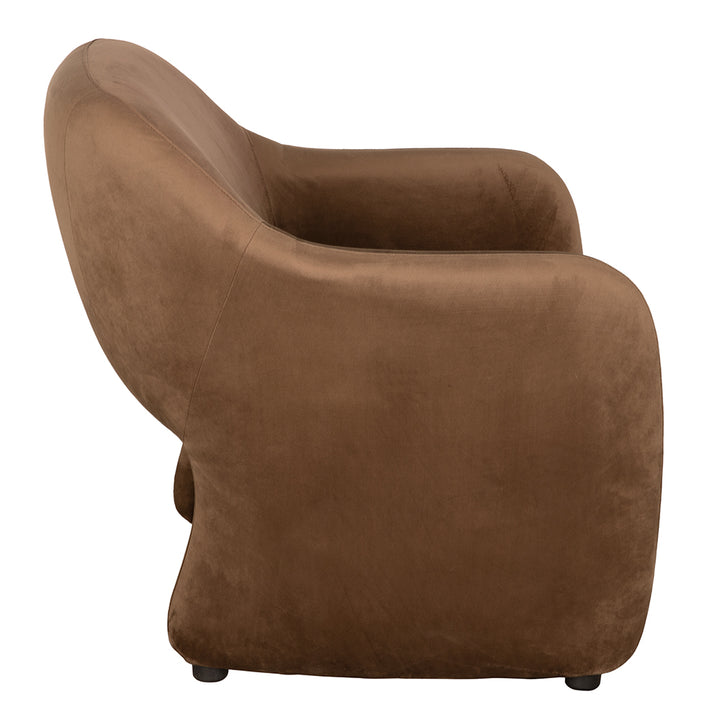Marx Chair, Brown Velvet