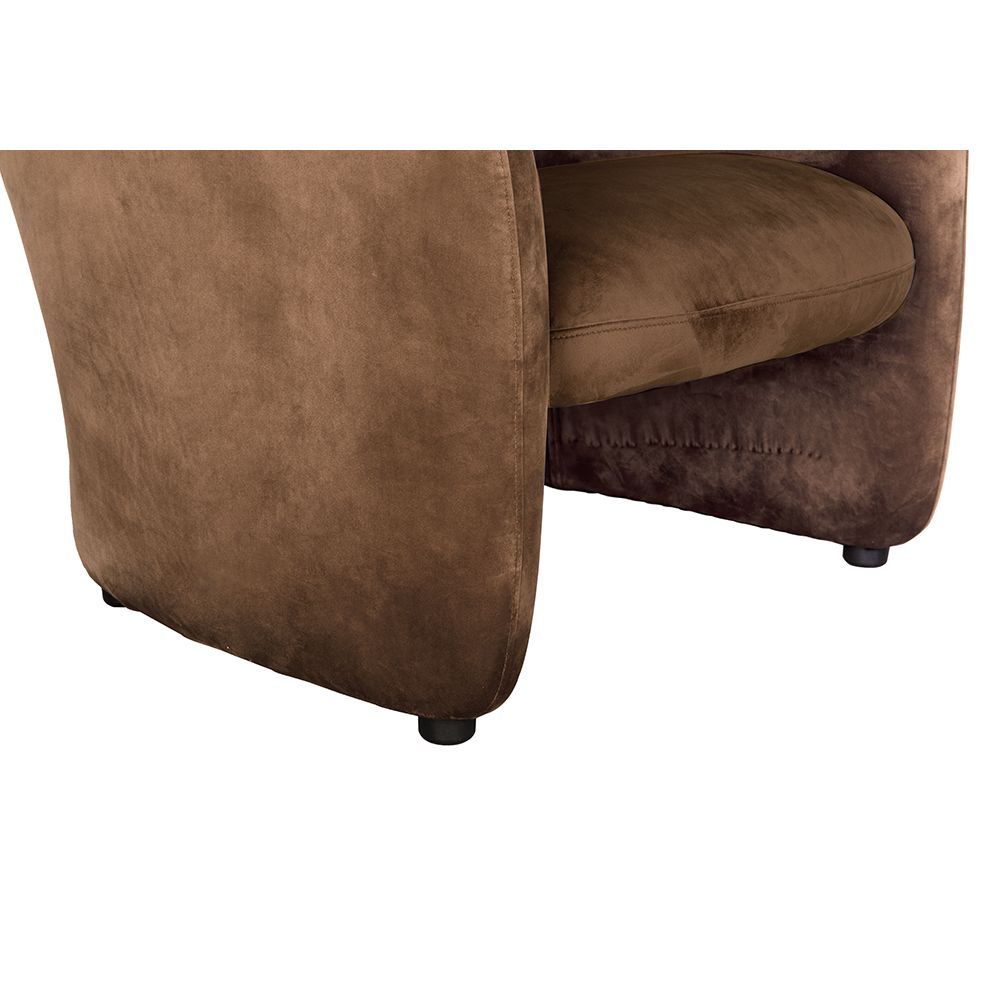 Marx Chair, Brown Velvet