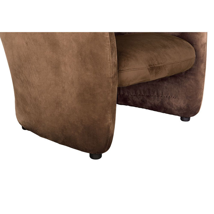 Marx Chair, Brown Velvet