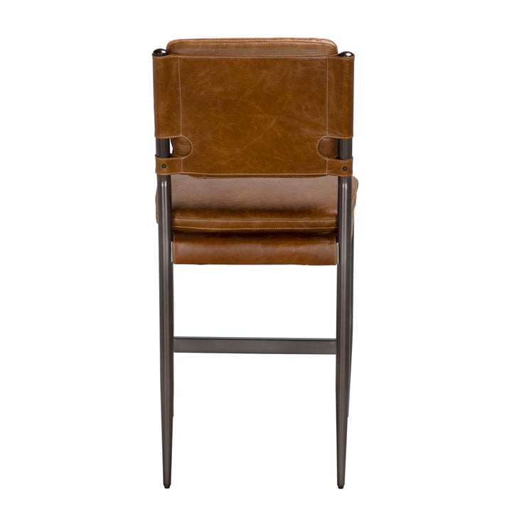 Bar & Counter Stools Wooster Counter Chair, Cuba Brown Leather
