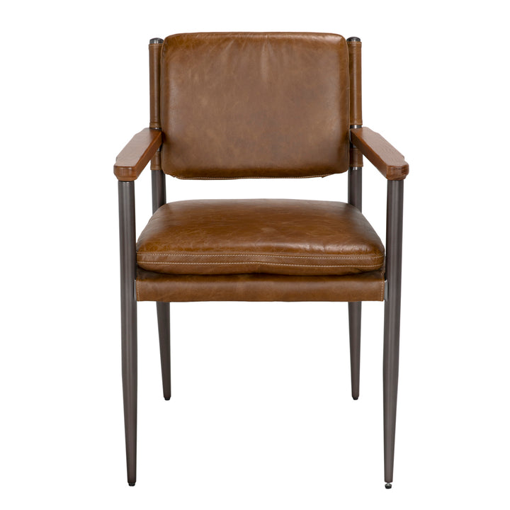 Dining Chairs Wooster Dining Chair with Arms, Brown