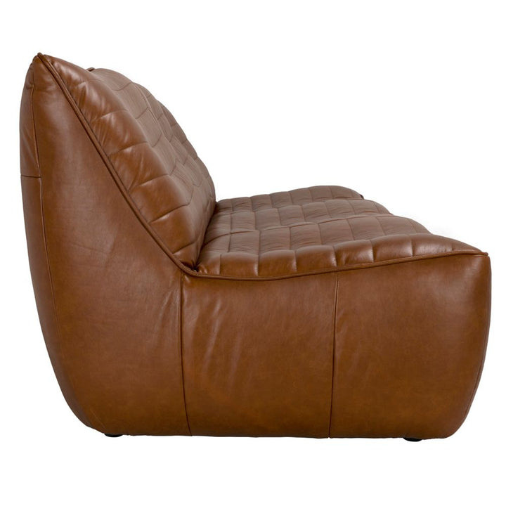 Sofas Mcclain 3 Seater, Roche Tan Leather