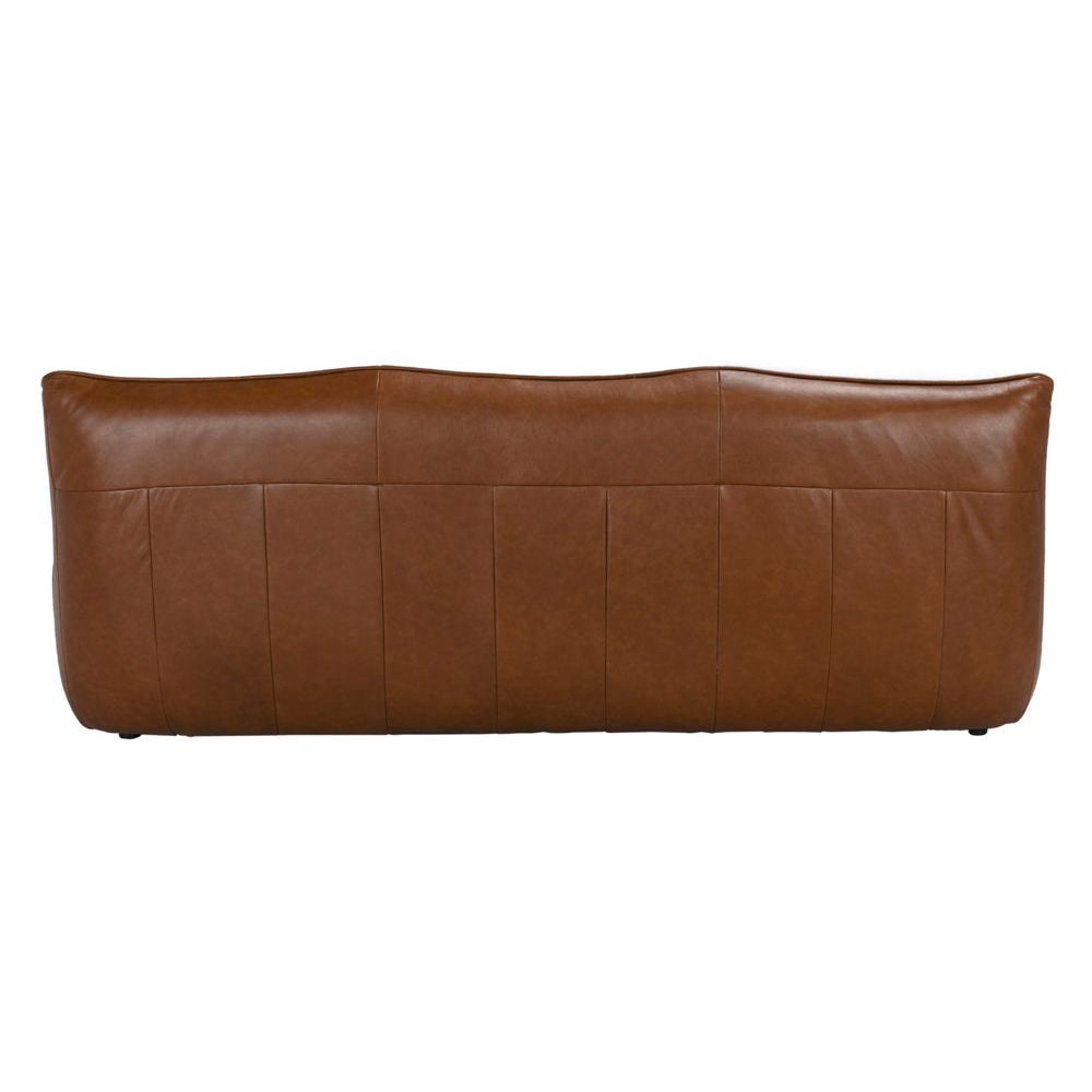 Mcclain 3 Seater, Roche Tan Leather