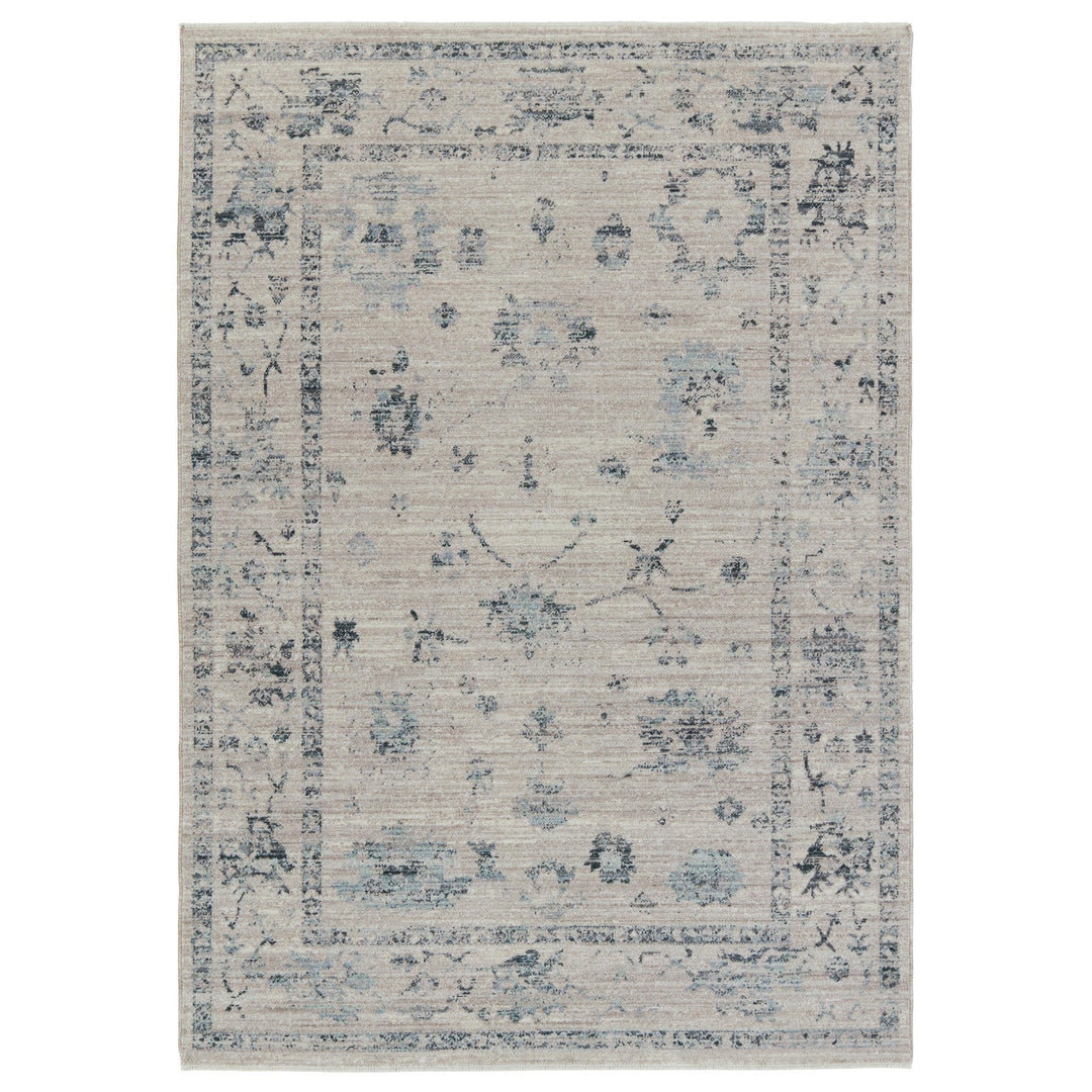 Vibe by Jaipur Living Adelaide Floral Blue/ Gray Area Rug (5'X7'6")