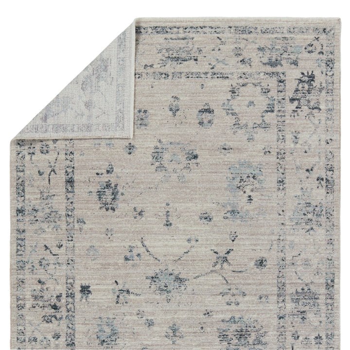 Vibe by Jaipur Living Adelaide Floral Blue/ Gray Area Rug (9'6"X12'6")