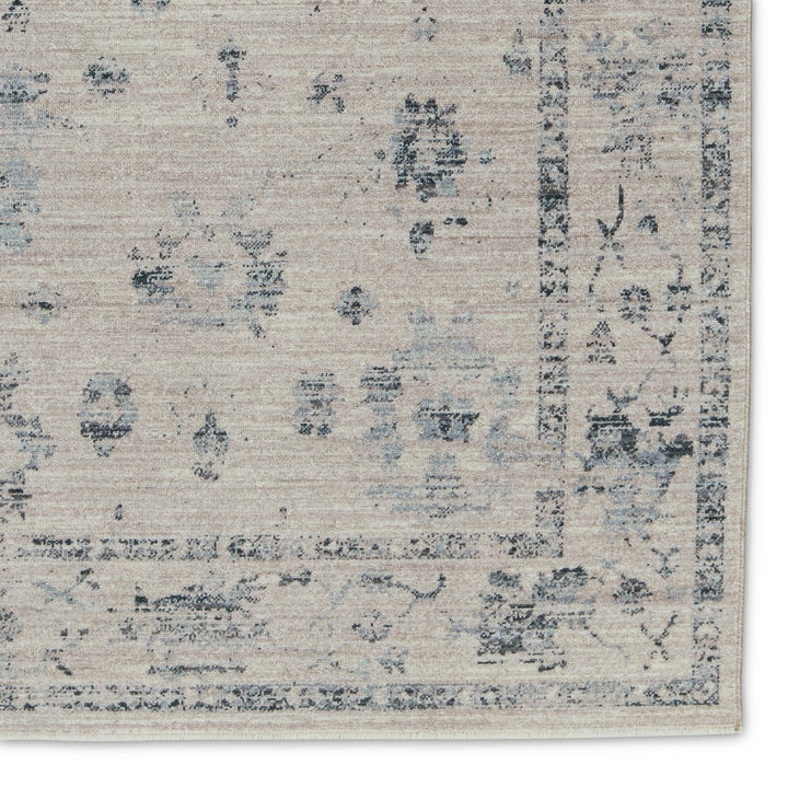 Vibe by Jaipur Living Adelaide Floral Blue/ Gray Area Rug (5'X7'6")