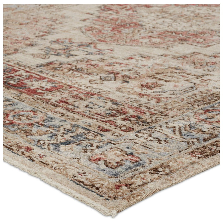 Vibe by Jaipur Living Emory Medallion Red/ Blue Area Rug (5'X7'6")